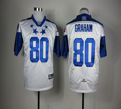 2012-14 NEW ORLEANS SAINTS GRAHAM #80 NIKE GAME JERSEY (HOME) XXL - W/ -  Classic American Sports